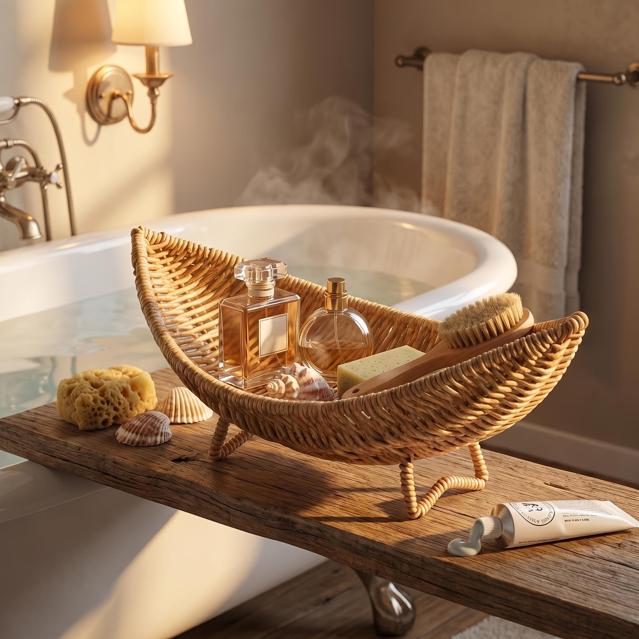 Bathroom storage basket Creative desktop storage