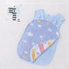 Pure Cotton Baby Sleeping Bag - All-Season Quilted Anti-Kick Blanket for Newborns