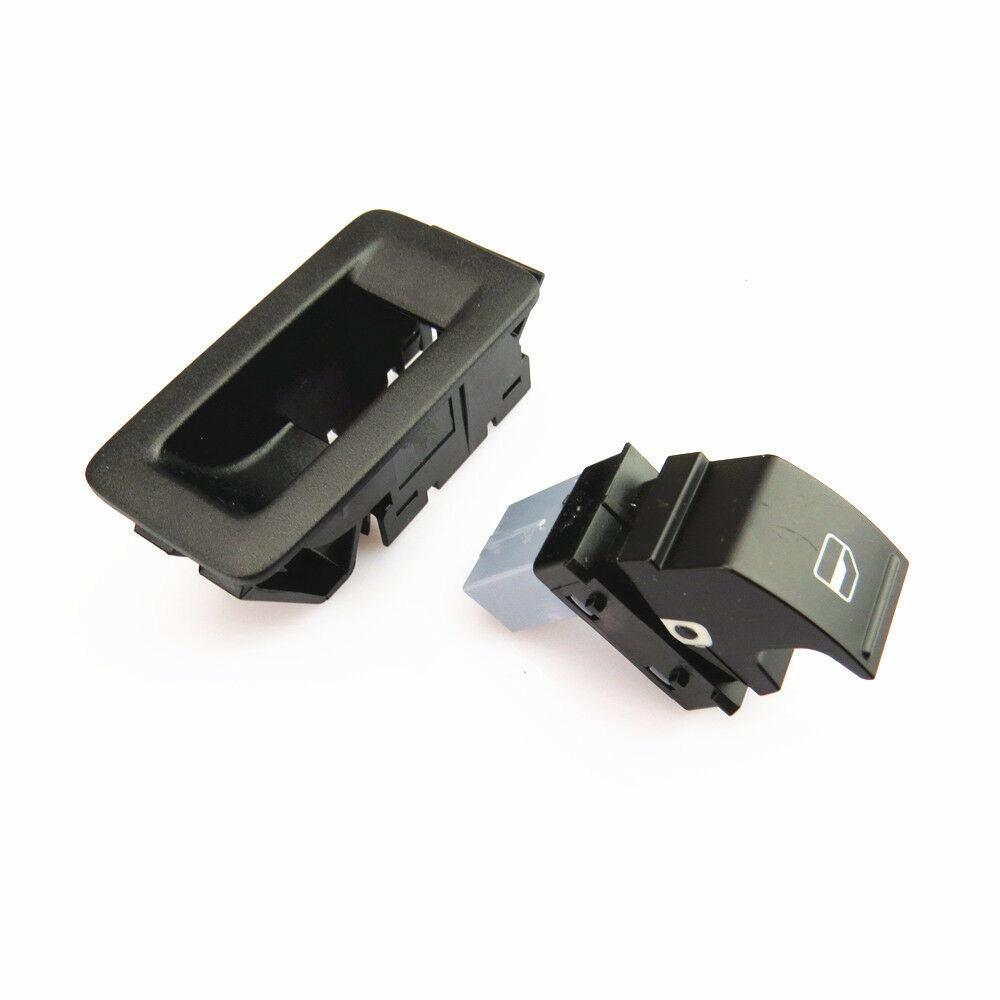 Elektrischer Fensterheber Schalter und Rahmen Dekoratives Halterungs-Kit Kompatibel mit Jetta Golf 5 MK6 Tiguan Touran Touareg Passat B6 Amarok Sha