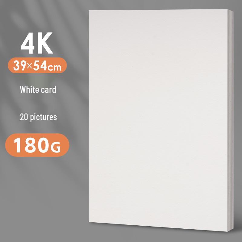 A4 White Cardstock, Black & Colored Paper, Thickened for DIY Kindergarten Crafts & Projects, A3/A4 Size.