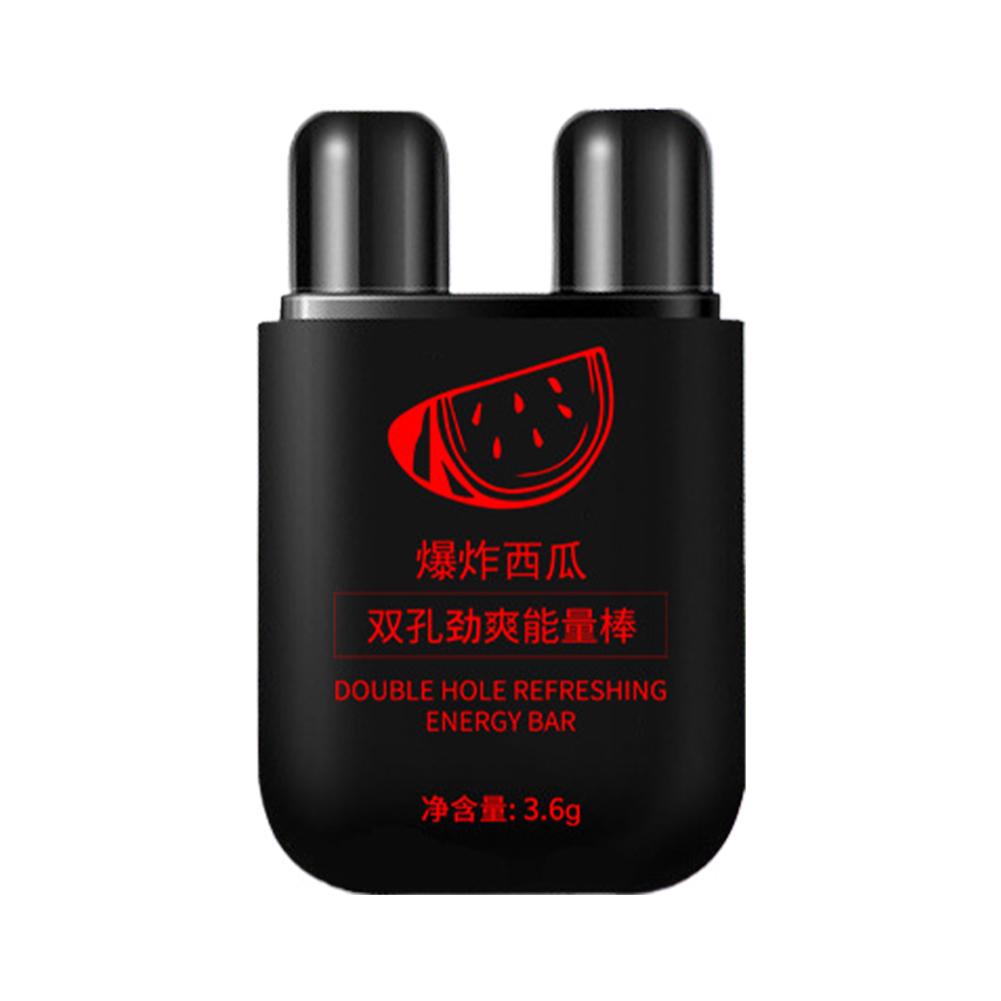 Odorant Double Hole Energizing Energy Bar Aromatherapy Nasal Inhaler Vapors Stick Stimulating Scent Prevent Sleepiness