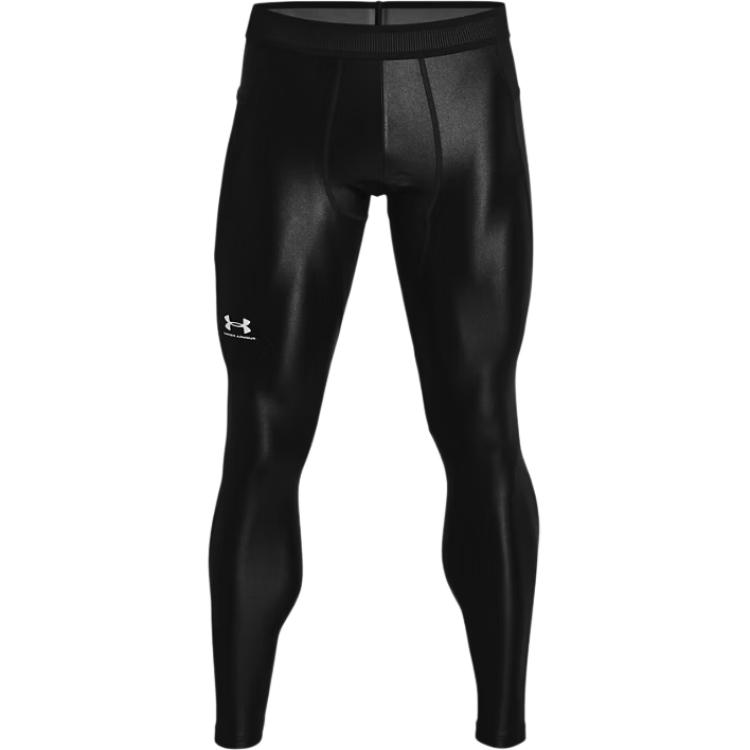 Under Armour Ua Iso-Chill Letter Logo Print Mid-Rise Slim Fit Casual Pants Men pants Black 1365226-001