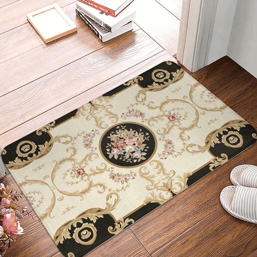 Antique Persian Rug Doormat Anti-Slip Kitchen Bathroom Mat Bedroom Balcony Door Floor Entrance Carpet Rug