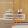 Expandable Dish Storage Rack Slide Drawer Food Storage Basket  Home Furnishings