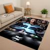 3D Fast F-Furious Vin Diesel Racing Car Living Room Non-Slip Area Rug Carpet for Bedroom Playroom Sofa,Easy Clean Home Doormat