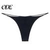 Breathable Thong Women's G-String Sexy Low Rise T-back Tangas Hipster Stretchy G-string Underwear Seamless No Show Panties Stretch Briefs