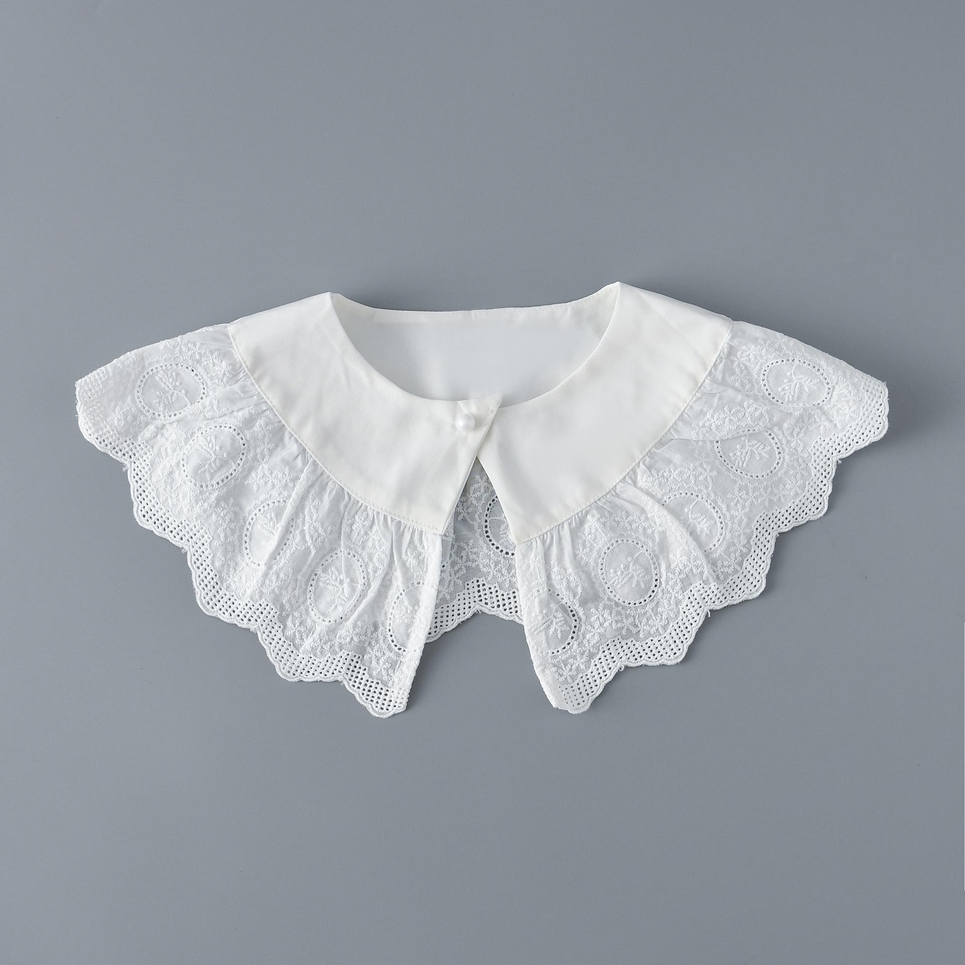 

Белая накидка на плечи шаль для женской рубашки накладной воротник блузка съемный воротник винтажный женский фальшивый воротник блузки половина рубашки