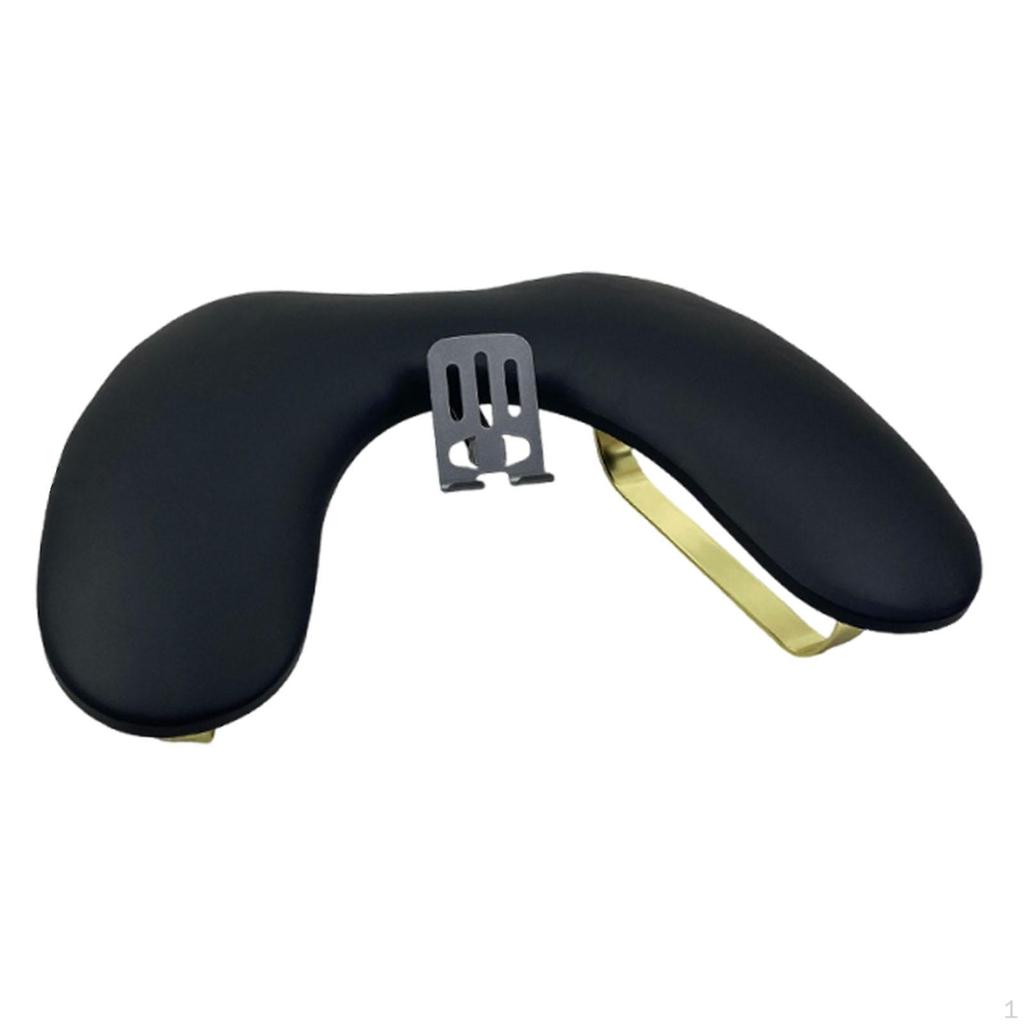 Nail Rest in Soft PU Leather with Mobile Phone Holder And Sturdy Structure.