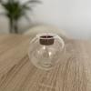 Glass Ball Candle Holder