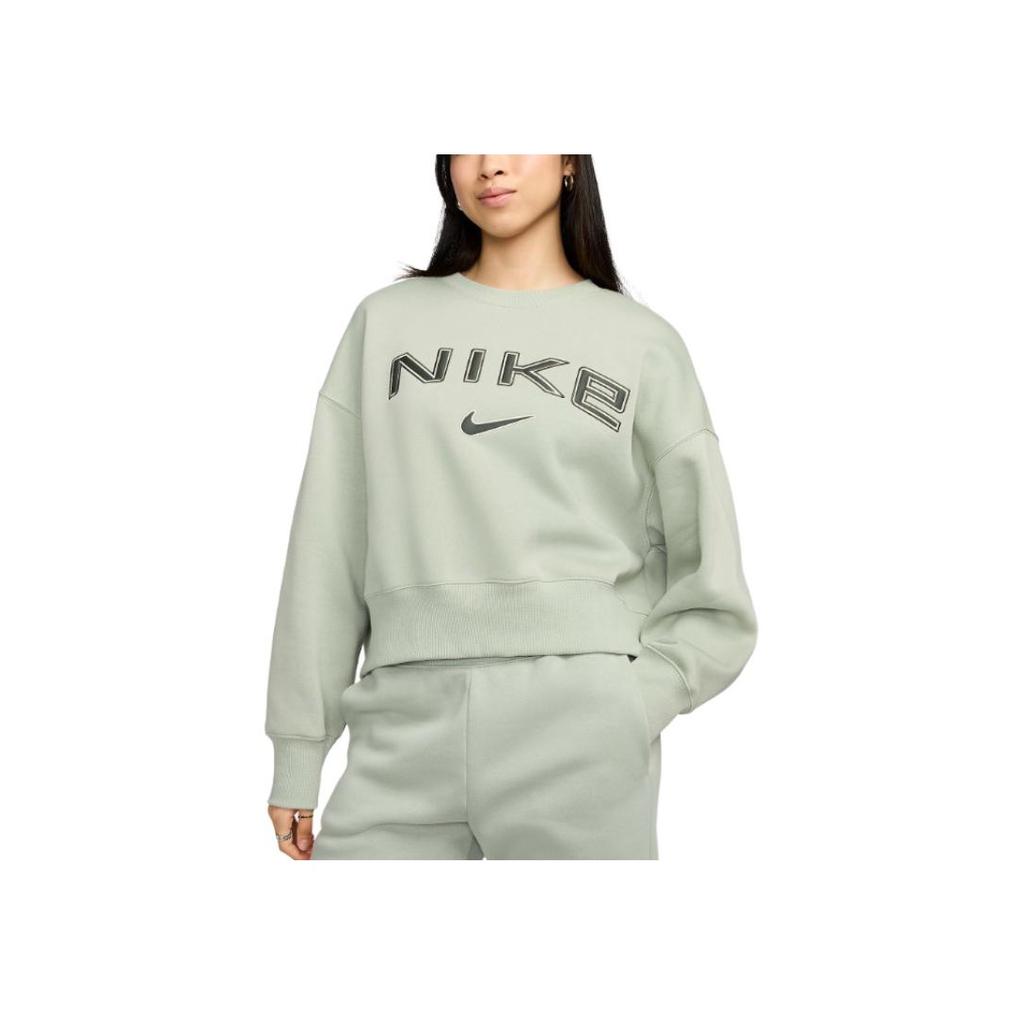 New Nike Sportswear Phoenix Fleece Sweatshirt Women's Jadeite Horizon FV7675-370