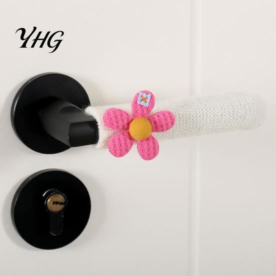 Non Slip Door Handle Grips Knitted Doorknob Covers, Thick Anti?Slip Furniture Feet Protector Sleeves, Scratch Resistant Chair Foot Covers