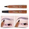 Liquid Eyebrow Pencil 4 Fork Design Easy To Color 4 Colord Eyebrow Tinting Pen for Women