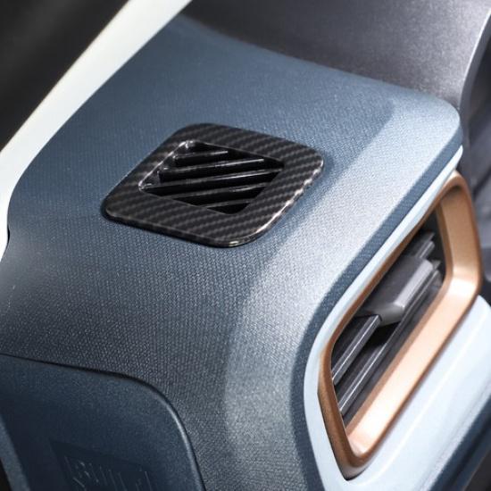 For Ford Maverick -2024 ABS Carbon trument Side Air Outlet Frame Cover