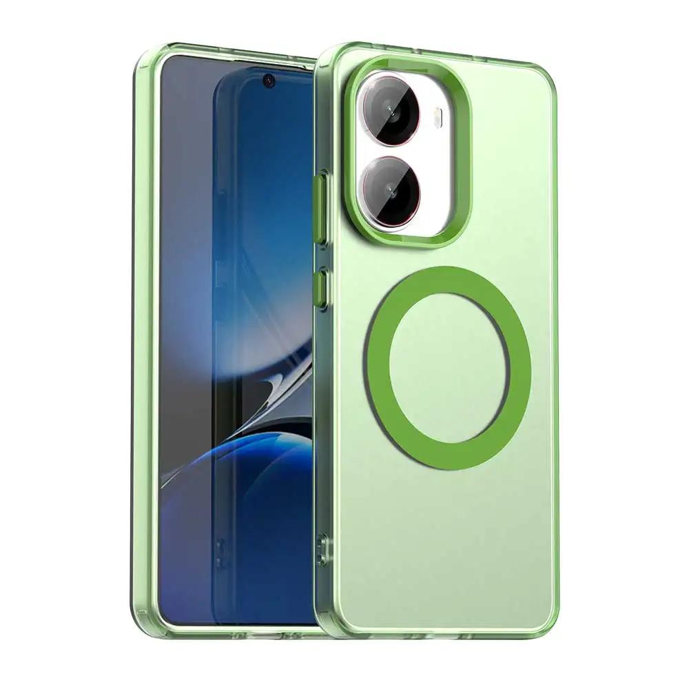 Magnetic Wireless Charging Case For Honor Magic 7 Lite Magic7 Pro X9c Smart Cover Candy Colors Transparent Back Shell