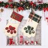 Cute Plaid Cartoon Christmas Stockings For Dogs And Cats Great Gifts And Holiday Decor