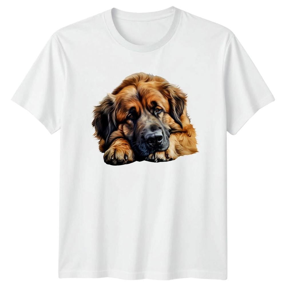 Leonberger Dog Breeds Animals Unisexs TShirt Unisexs Tee Graphic Unisex Top S