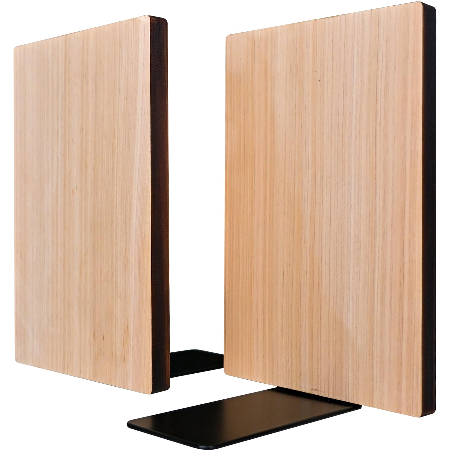

L.Y.F LAB [Made in Japan] Japanese Hinoki Bookends, Wooden Book Stands, Non-Topple [Handcrafted with Artisanal Warmth] Stylish Tabletop Bookstand,