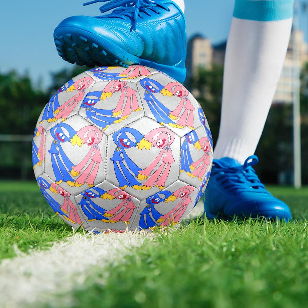Poppy Playtime Theme Size 5 Soccer Ball, Suitable for Both Indoor and Outdoor Matches, a Gift Suitable for Everyone.