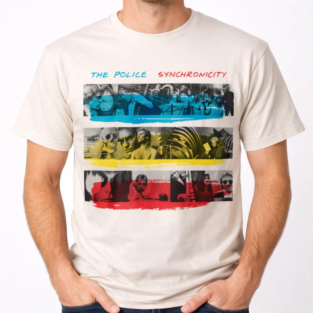 The Police Synchronicity Men’s T Shirt Rock And Roll Music Band Tee Vintage XL