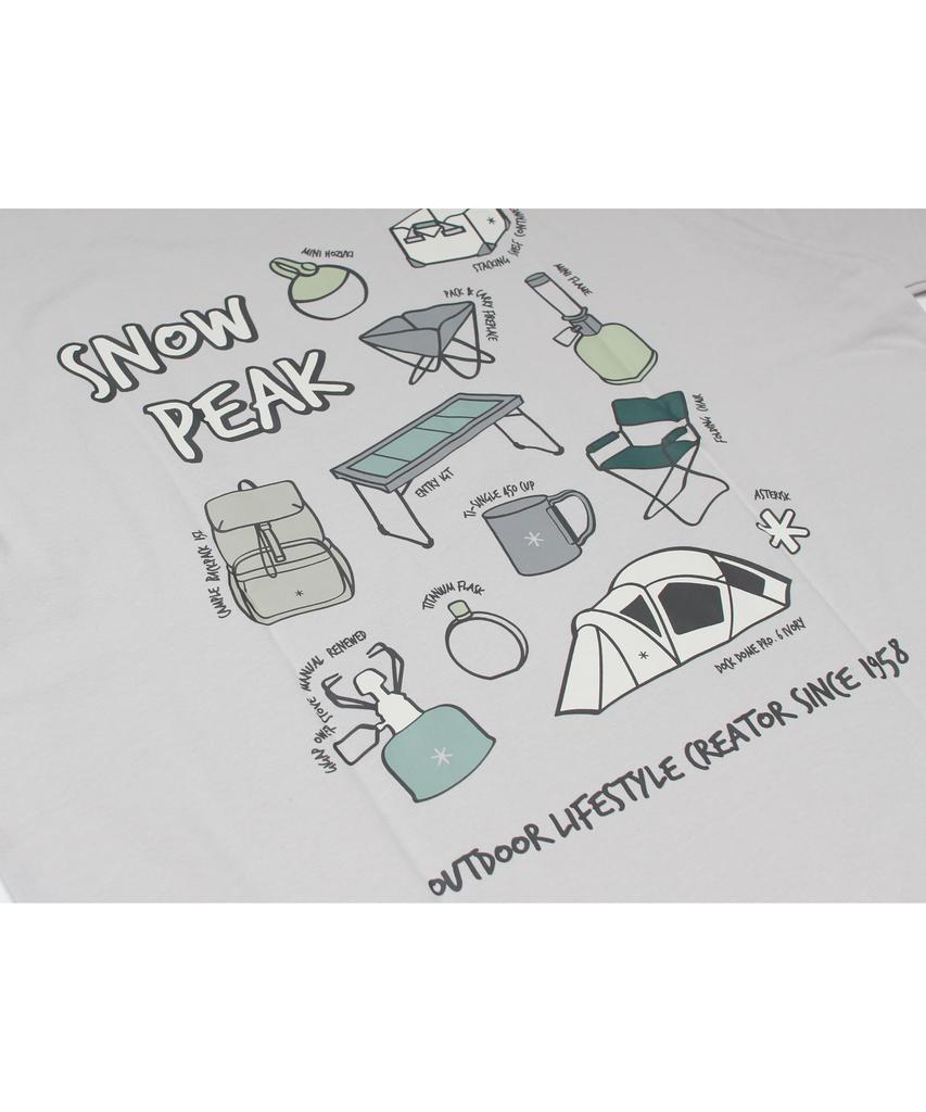 Snow Peak Aerocool G Men's Short Sleeve T-Shirt, XL (IGY)