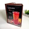 For A4 1/2/3/4/5/ 6/7/8/10/ Slots Single Dobule Three Panel Plastic Menu Holder Transparent Folder Cover