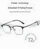 Eyewear: 2024 Unisex Titanium TR Eyebrow Glasses for Business/Myopia, Model 15004