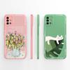 For Samsung A51 A71 A31 Case Fashion Soft Liquid Silicone Full Protection Fundas For Samsung Galaxy A 51 A 71 A 31 Back Cover