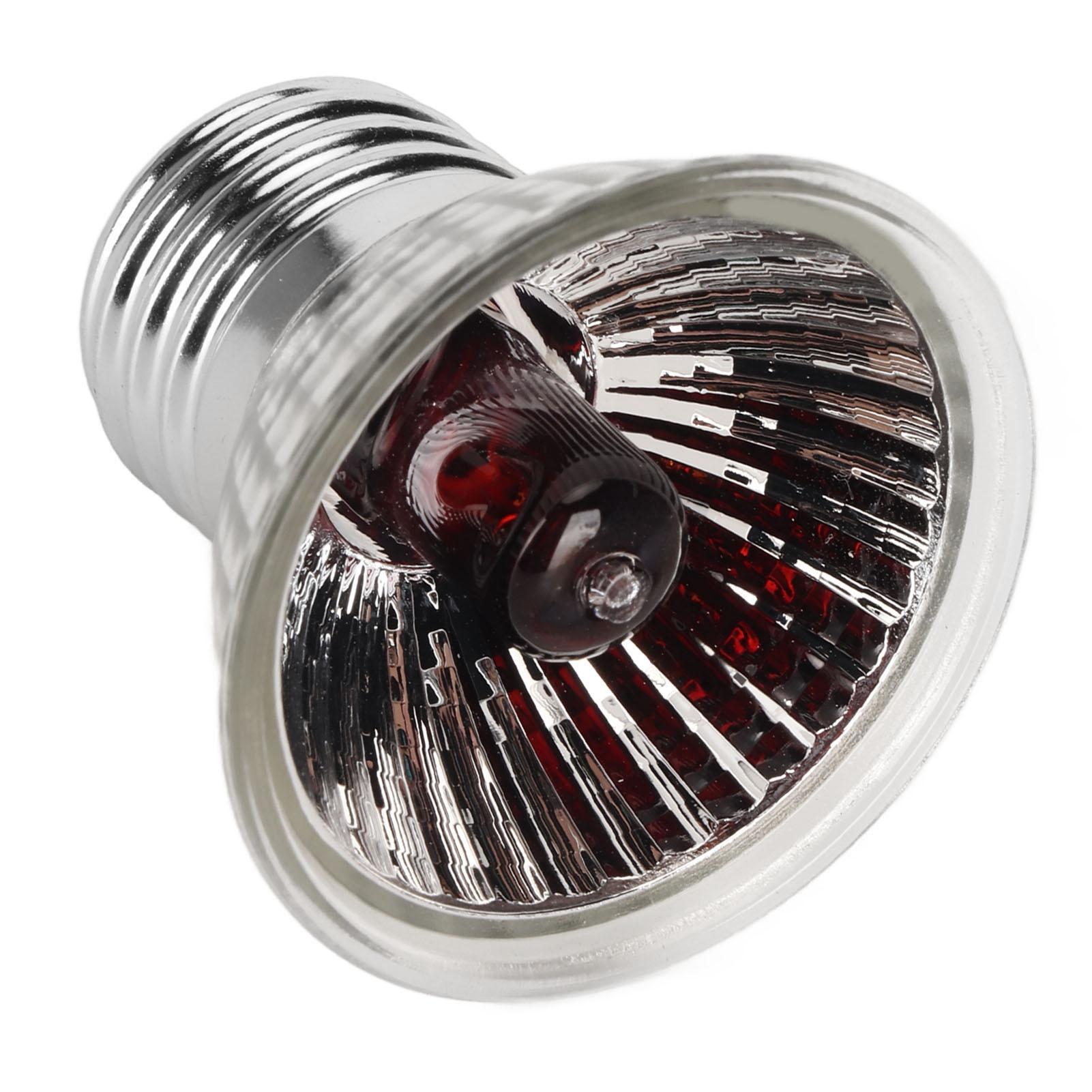 

25W Reptile Heat Lamp Replacement Bulb 3.0 Infrared UVA UVB Sunbathe Heat Lamp Bulb for Reptile Lizard 220V