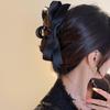 Fashion Hair Clip Bows Detailing Secure Spring Clamp Hair Decoration For Workouts Office Or Casual Outings