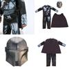 Star Wars Mandalorian Halloween Costume Set For Boys; Jumpsuit Mask And Cape Included!