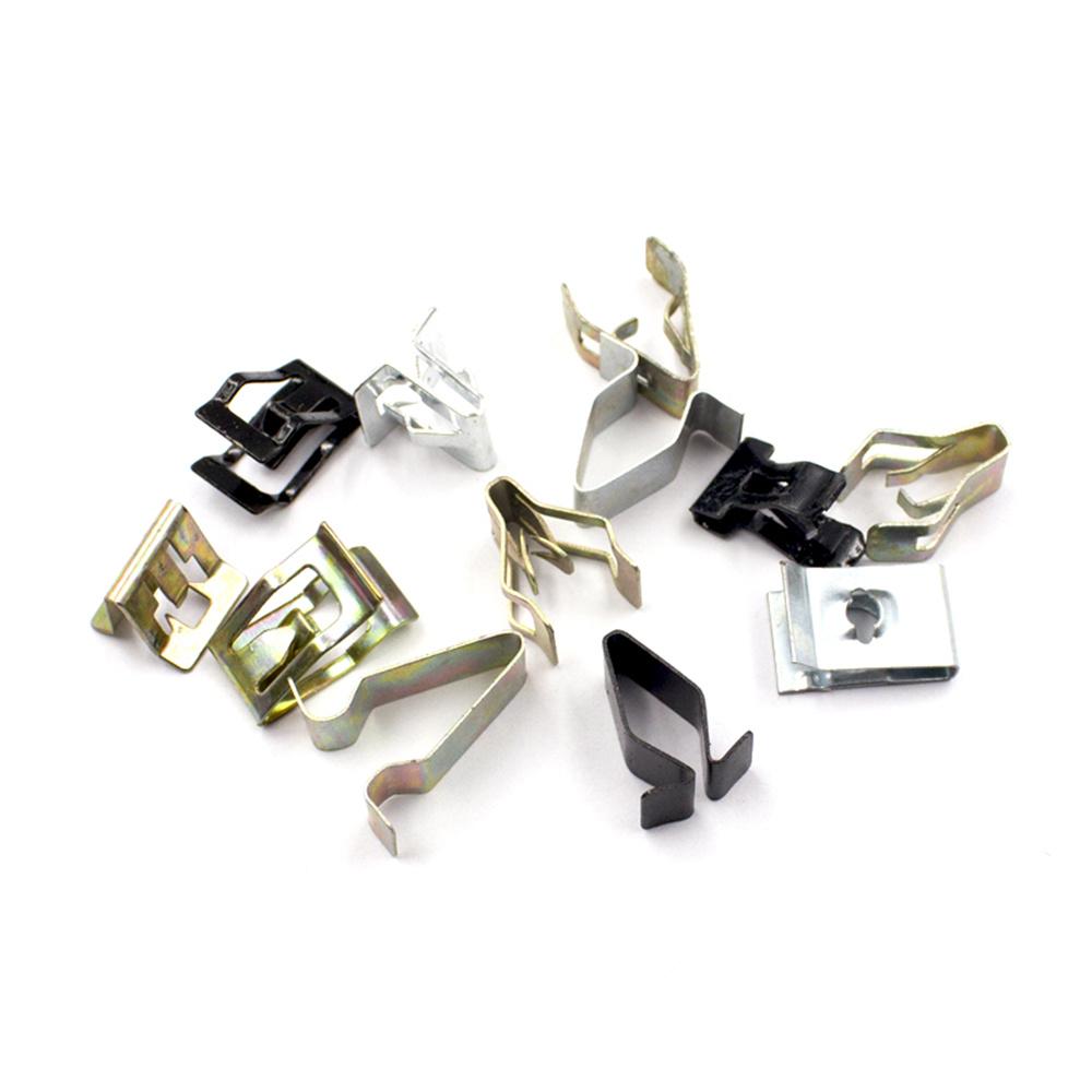 240pcs Mixed U-Type Metal Clips Car Console Instrument Panel Dash Trim Retainers