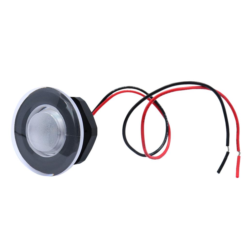 DC 12V Waterproof Marine Boat Transom LED Stern Light Round Stainless Steel Cold White LED Tail Lamp Yacht Accessories