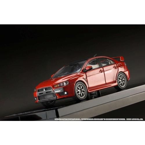 HobbyJAPAN 1/64 Mitsubishi Lancer Evolution 10 Final Edition Red Metallic/Carbon Roof