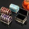Retro Bracelet Storage Box Jewelry Organizer,European Style Enamel Alloy Necklace Ring Storage Jar Dresser Display Couple Gifts