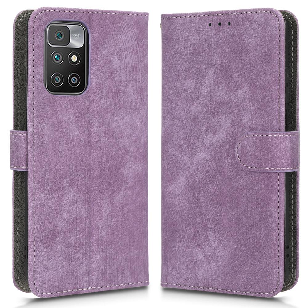 Phone Case For Xiaomi Redmi 10 4G (2021)/Redmi Note 11 4G (MediaTek)/Redmi 10 2022 4G/Redmi 10 Prime Magnetic RFID Blocking Flip Wallet Cover Stand
