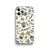 Movie M-MinionsS-S Banana Phone Case For iPhone 15,14,13,12,11 Plus,Pro,Max,XR,XS,X,7,8 Plus,SE,Mini Transparent Silicone Soft