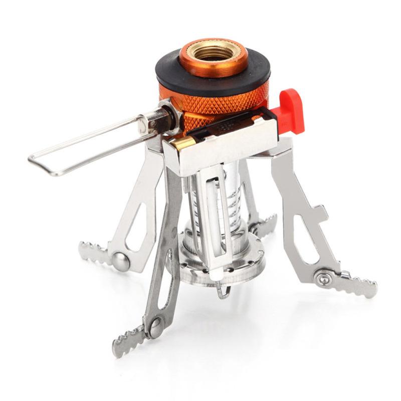 Portable Mini Outdoor Cooking Stove Backpacking Camping Gas Stove Burner