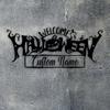 Metal Halloween Sign Custom Name Plate Door Wall Decor Black