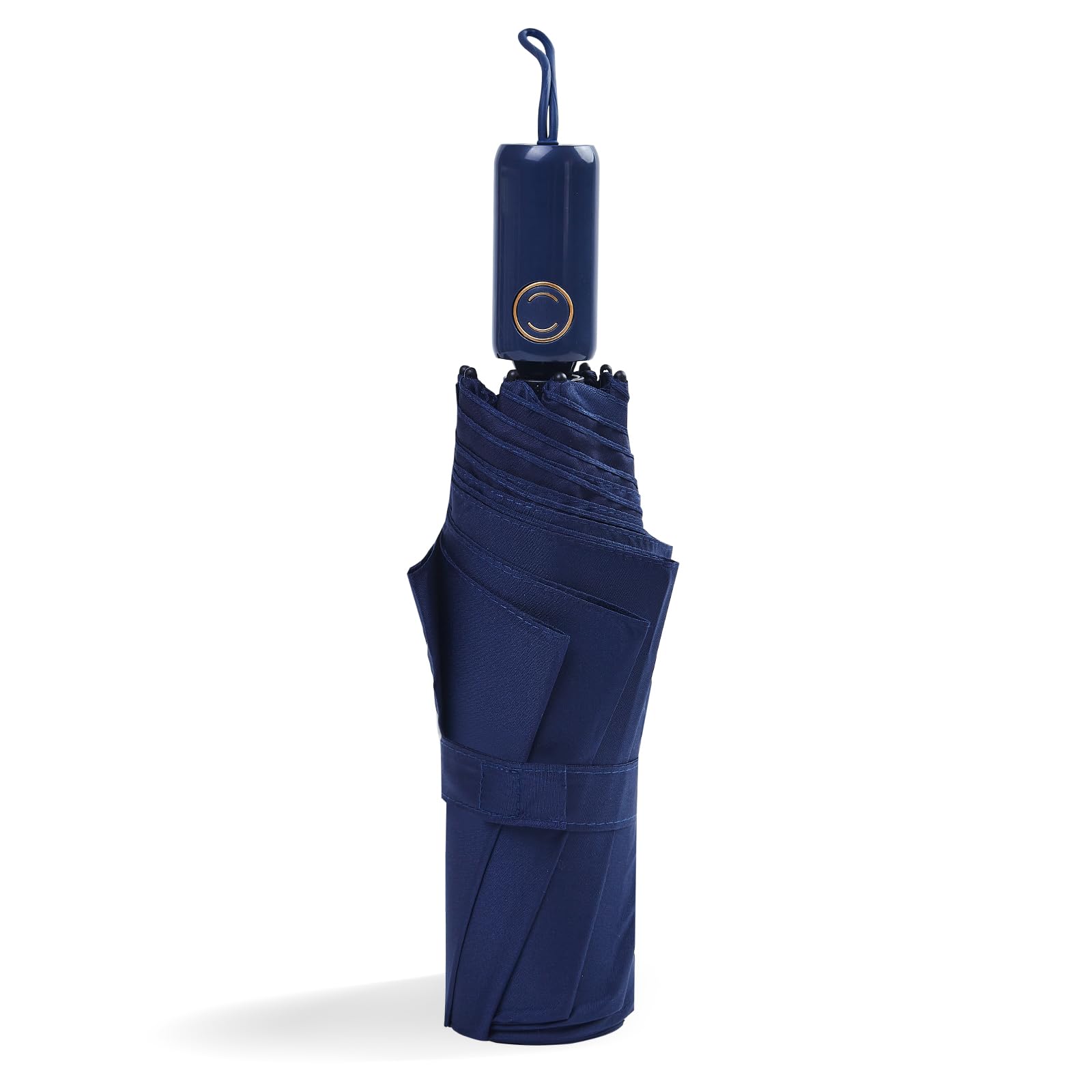 

для 2025 Усиленный 8 спиц Складной Зонт с памятью формы Складной Автоматический Большой Подходит для Солнца и Тайфуна и Сезона дождей Ультра УФ Легко синий