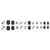Summer Pure Desire Spicy Girl Nail Art: Wearable Tips with Stars & Rhinestones, Detachable Student Fake Nails