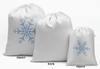 Darling Souvenir Blue House & Tree Christmas Party Supplies Gift Pouches Favor Candy Bags 15