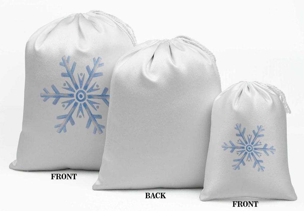 Darling Souvenir Blue House & Tree Christmas Party Supplies Gift Pouches Favor Candy Bags 15
