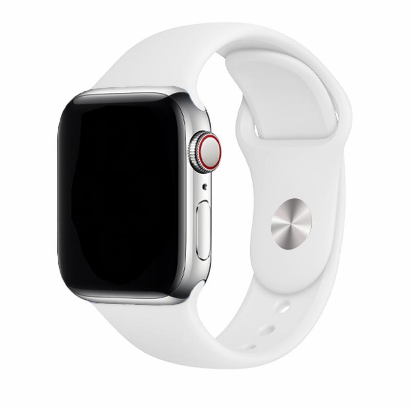 

Силиконовый ремешок для Apple Watch Band 44 мм, 40 мм, 45 мм, 41 мм, 49 мм, 42 мм, 38 мм, 44, 45 мм, браслет iwatch series 7 se 3, 4, 5, 6, 8, Ultra Band 42 44 45 49 mm S-M