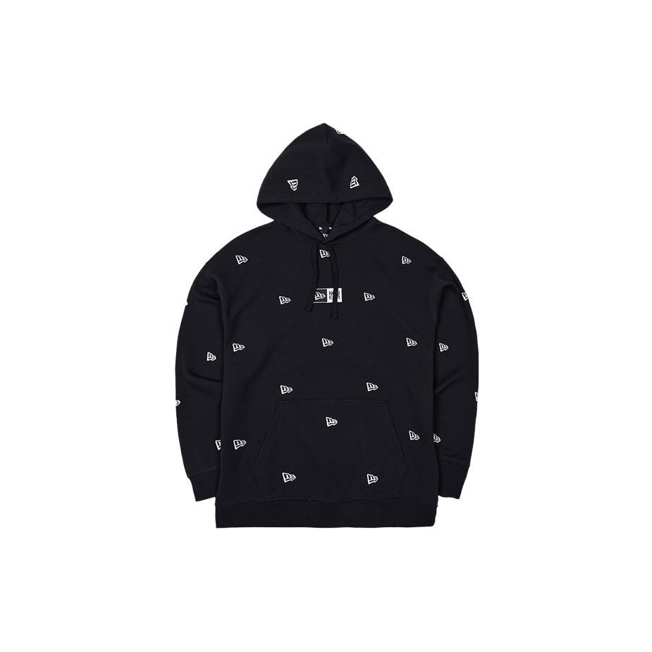 New Era Logo Embroidered Pullover Sweatshirt Unisex sweatshirt Black 13560523