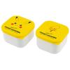 Mini Self-Sealing Storage Containers for Side Dishes, 160ml, Set of 2, Pok?mon Pikachu Face MO2W