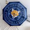 Leicester City Football Club  Pattern, Automatic Folding Umbrella, Portable and Foldable Design, 8 Ribs, a Christmas or Birthday Gift.