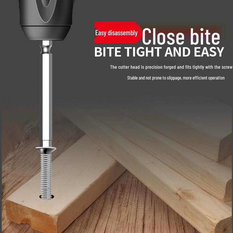 Hexagonal Driver Bit Extension for Screwdriver and Drill