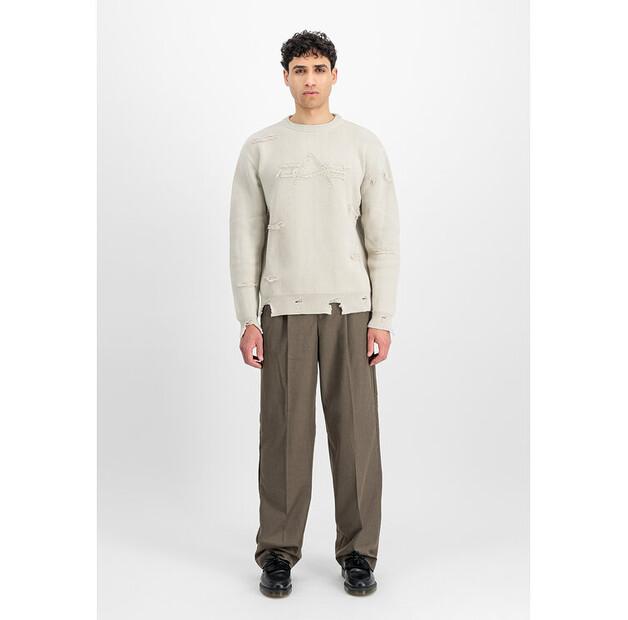 Alpha Industries Distressed Logo Sweatshirt