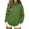 Women's Loose Fit Long Sleeve Pullover Sweatshirt with Pockets for Everyday Casual Wear