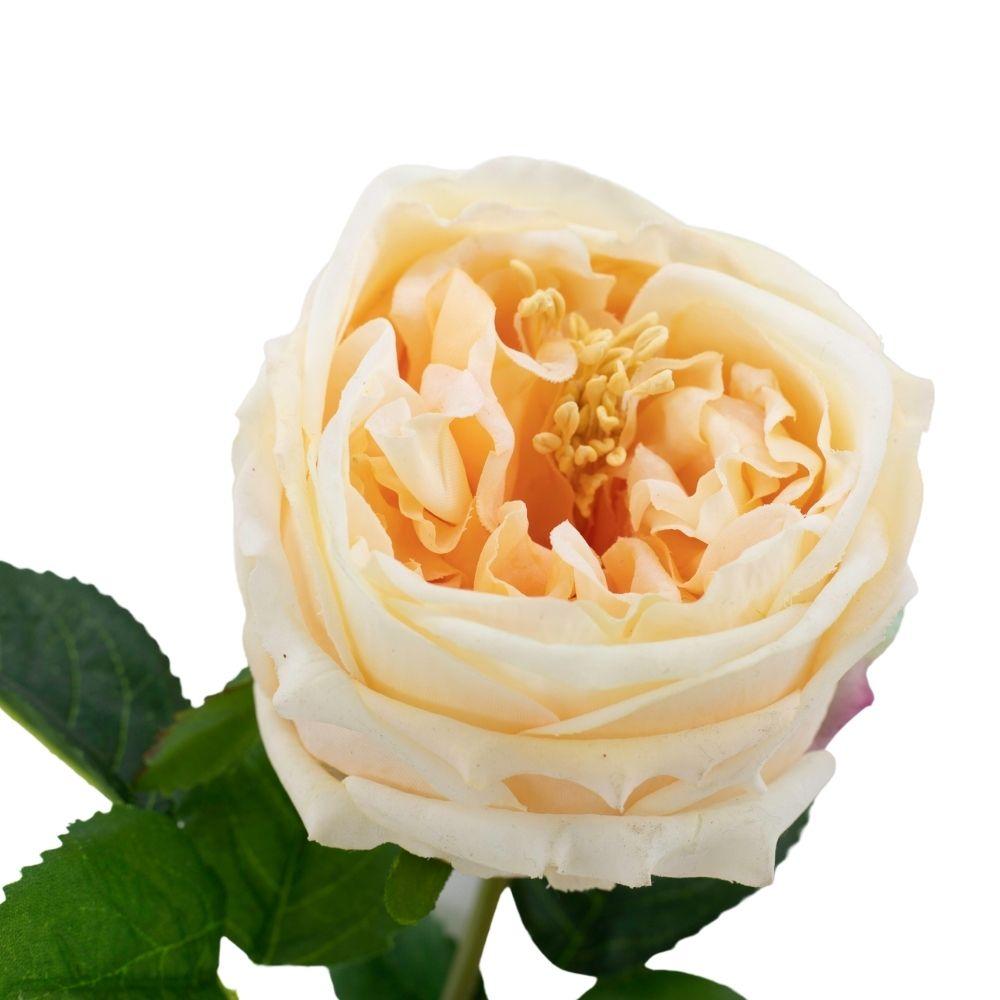 Pivoine artificielle toucher réel